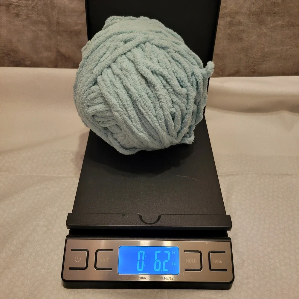 Bernat Blanket Yarn Mint Green 12.5oz Soft Chenille Bulky 2 rolls Crochet Knit